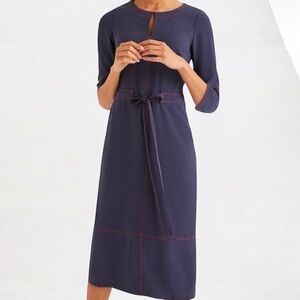 Boden Addie Navy Blue Dress